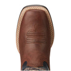 Ariat Childrens Twisted Tycoon Western Boots (10021591) Brazen Brown/Arizona Sky