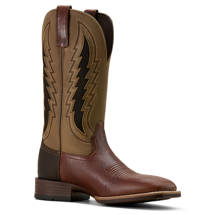 Ariat Mens Dakota VentTEK Western Boots (10061163) Beasty Brown/Brown Bomber