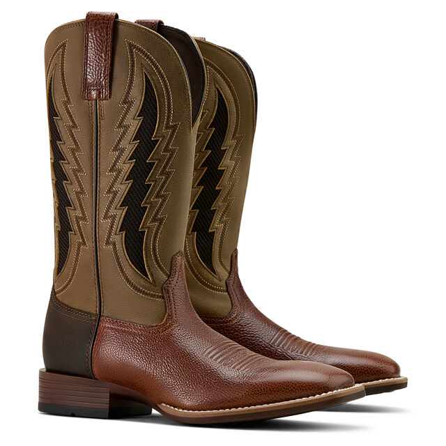 Ariat Mens Dakota VentTEK Western Boots (10061163) Beasty Brown/Brown Bomber