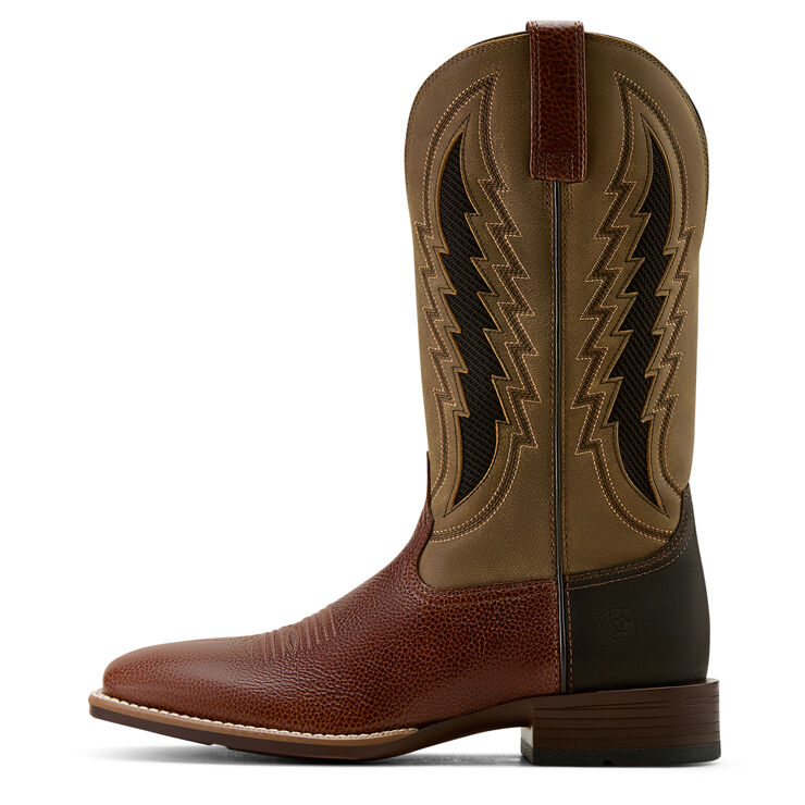 Ariat Mens Dakota VentTEK Western Boots (10061163) Beasty Brown/Brown Bomber
