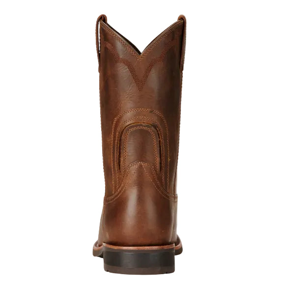 Ariat Mens Dura Roper Western Boots (10002163) Distressed Brown