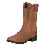 Ariat Mens Heritage Roper Western Boots (10002284) Distressed Brown
