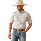 Ariat Mens Pro Series Simon S/S Shirt (10058944) White
