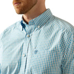 Ariat Mens Pro Series Sloane S/S Shirt (10058943) Light Blue