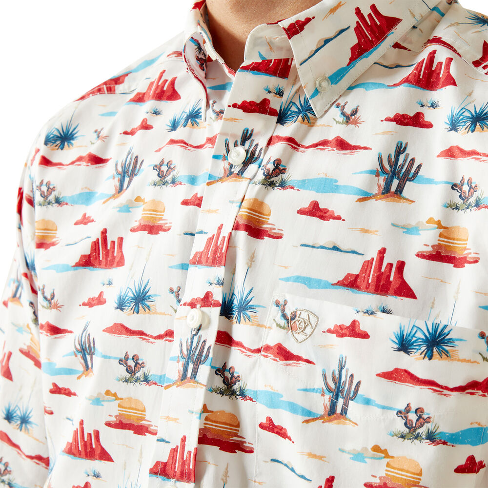Ariat Mens Scout S/S Shirt (10059016) White