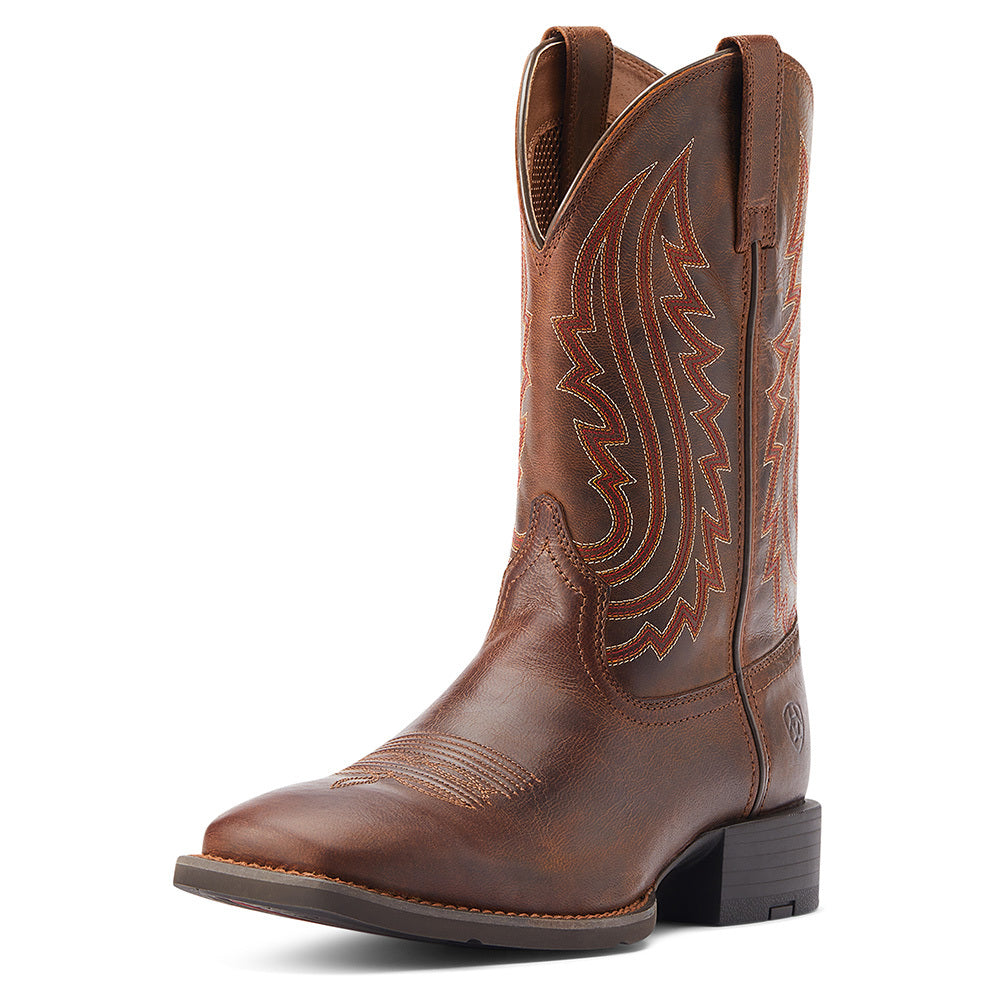 Ariat Mens Sport Big Country Western Boots (10044561) Almond Buff