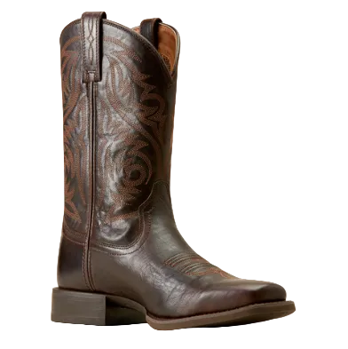 Ariat Mens Sport Herdsman Western Boots (10050990) Burnished Chocolate