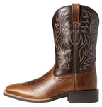Ariat Mens Sport Western Wide Square Toe Western Boots (10035996) Peanut Butter