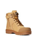 Ariat Mens Turbo Hamersley 6" Side Zip Carbon Toe Boots (10035960) Wheat
