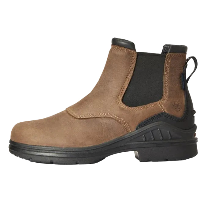 Ariat Womens Barnyard Twin Gore II H2O Western Boots (10033862) Antique Brown