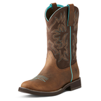 Ariat Womens Delilah Western Boots (10021457) Distressed Brown/Fudge