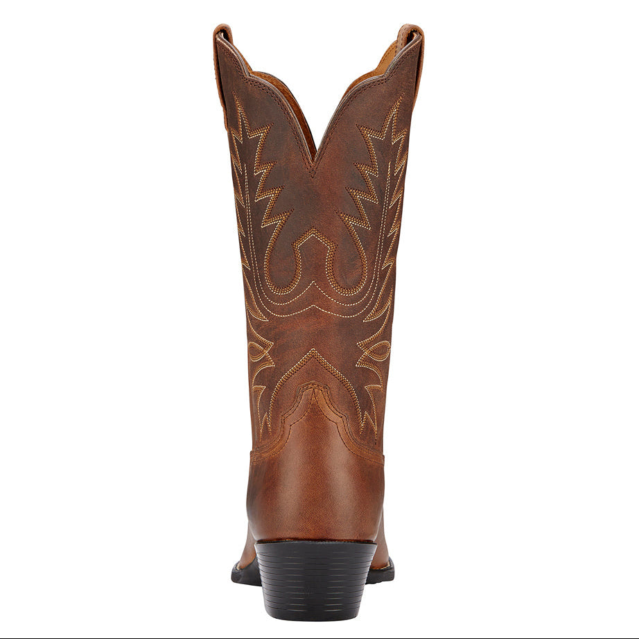 Ariat Womens Heritage R-Toe Western Boots (10001021) Distressed Brown