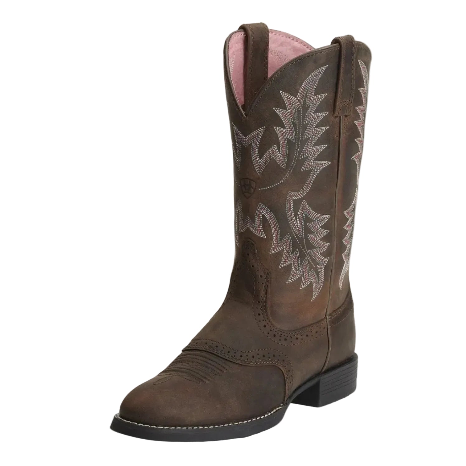 Ariat Womens Heritage Stockman Western Boots (10001605) Driftwood Brown