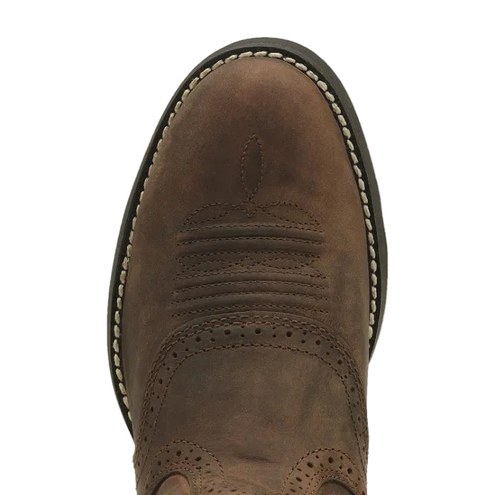 Ariat Womens Heritage Stockman Western Boots (10001605) Driftwood Brown