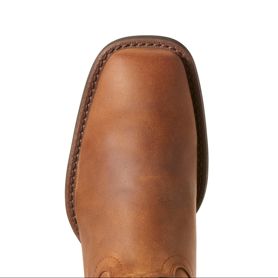 Ariat Womens Roper Wide Square Toe Western Boots (10027383) Distressed Brown 
