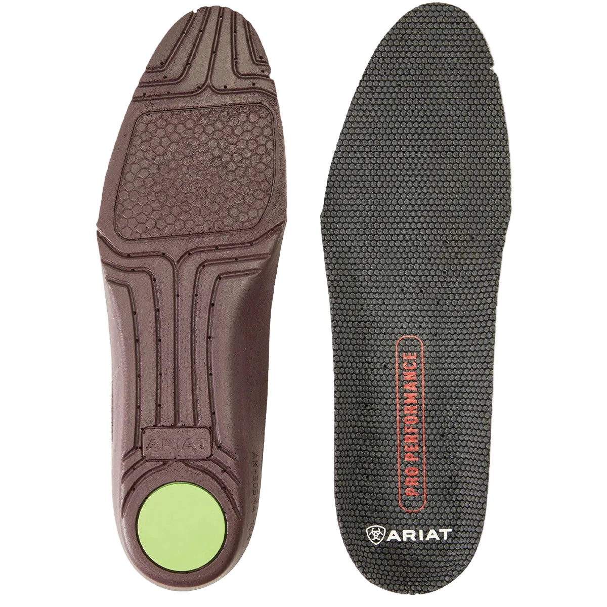 Ariat Womens Round Toe Pro Performance Footbeds (10031360) Black