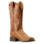 Ariat Womens Round Up Ruidoso Western Boots (10051066) Pearl/Burnished Chestnut
