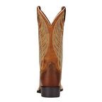 Ariat Womens Round Up Wide Square Toe Western Boots (10018528) Powder Brown