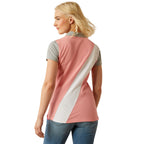 Ariat Womens Taryn Polo (10055248) Flamingo Pink/Coral Paradise