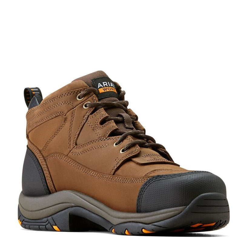 Ariat Work Range Mens Duraterrain H2O Steel Toe Shoes (10047764) Distressed Brown