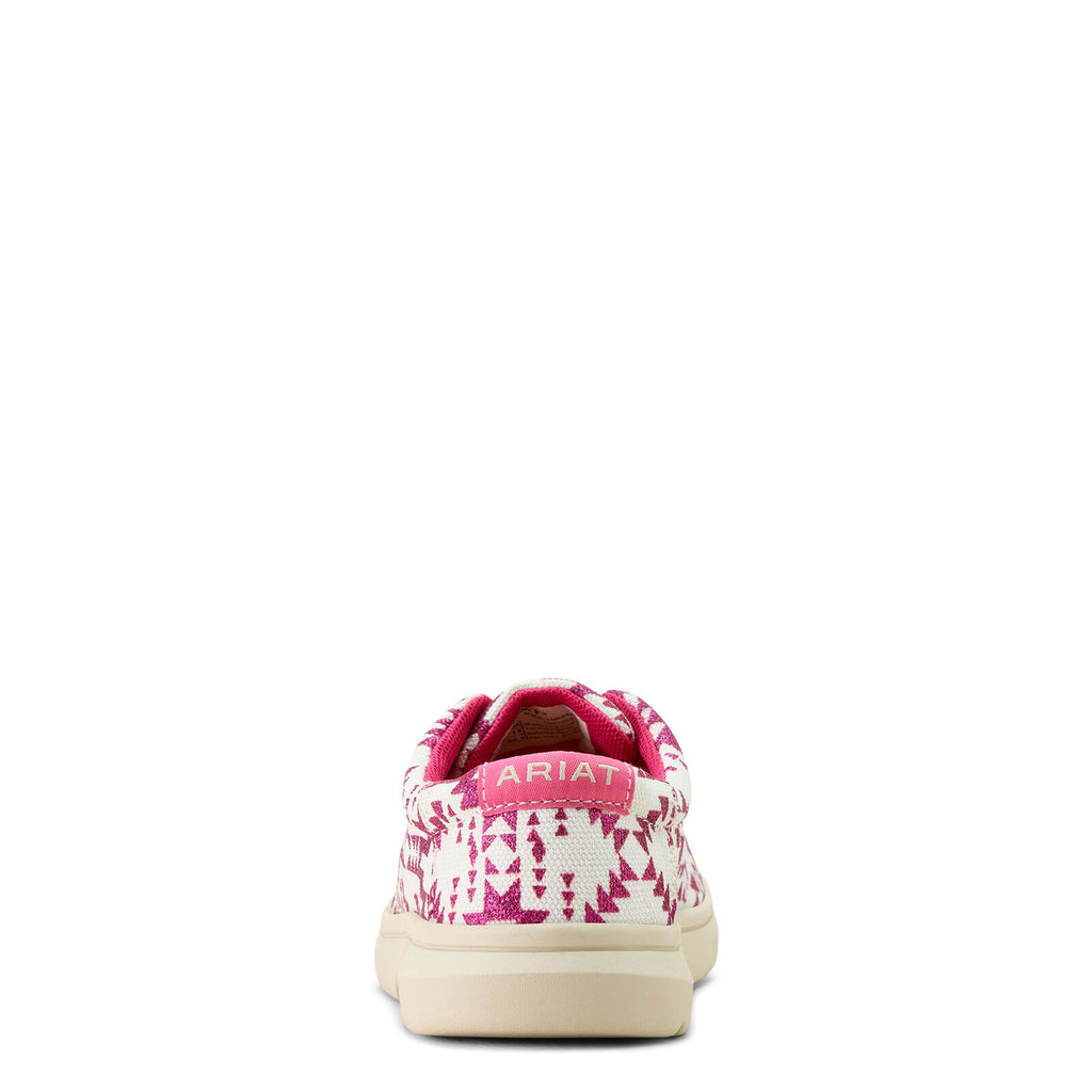 Ariat Youths Hilo Shoes (10063934) Bright Rose Southwestern Glitter