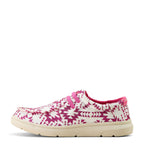 Ariat Youths Hilo Shoes (10063934) Bright Rose Southwestern Glitter