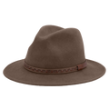 Avenel Hats Johnny Australian Wool Felt Safarai Hat (DF47) Bark