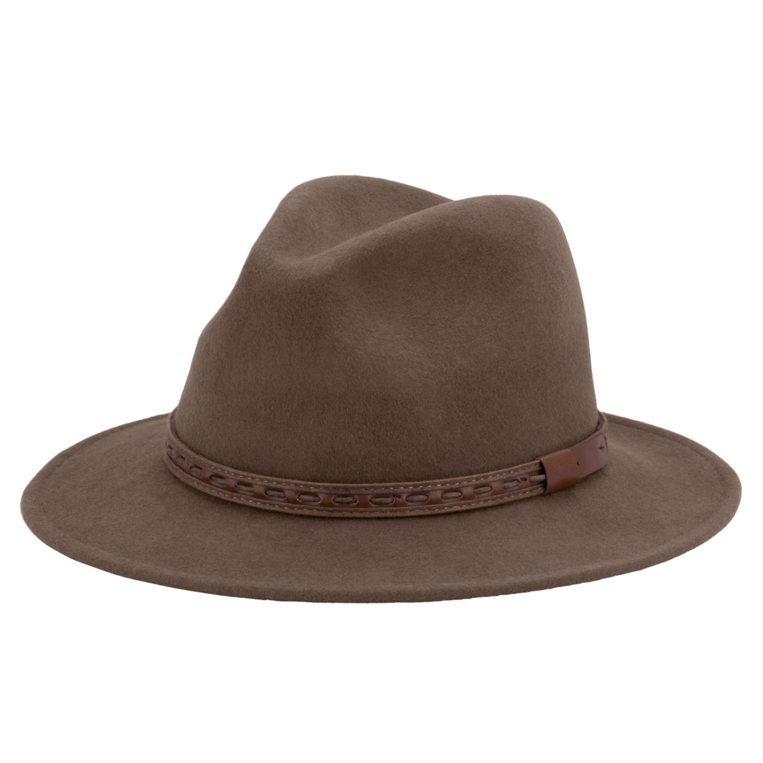 Avenel Hats Johnny Australian Wool Felt Safarai Hat (DF47) Bark