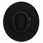 Avenel Hats The Saddler Western Hat (22112) Black Top View