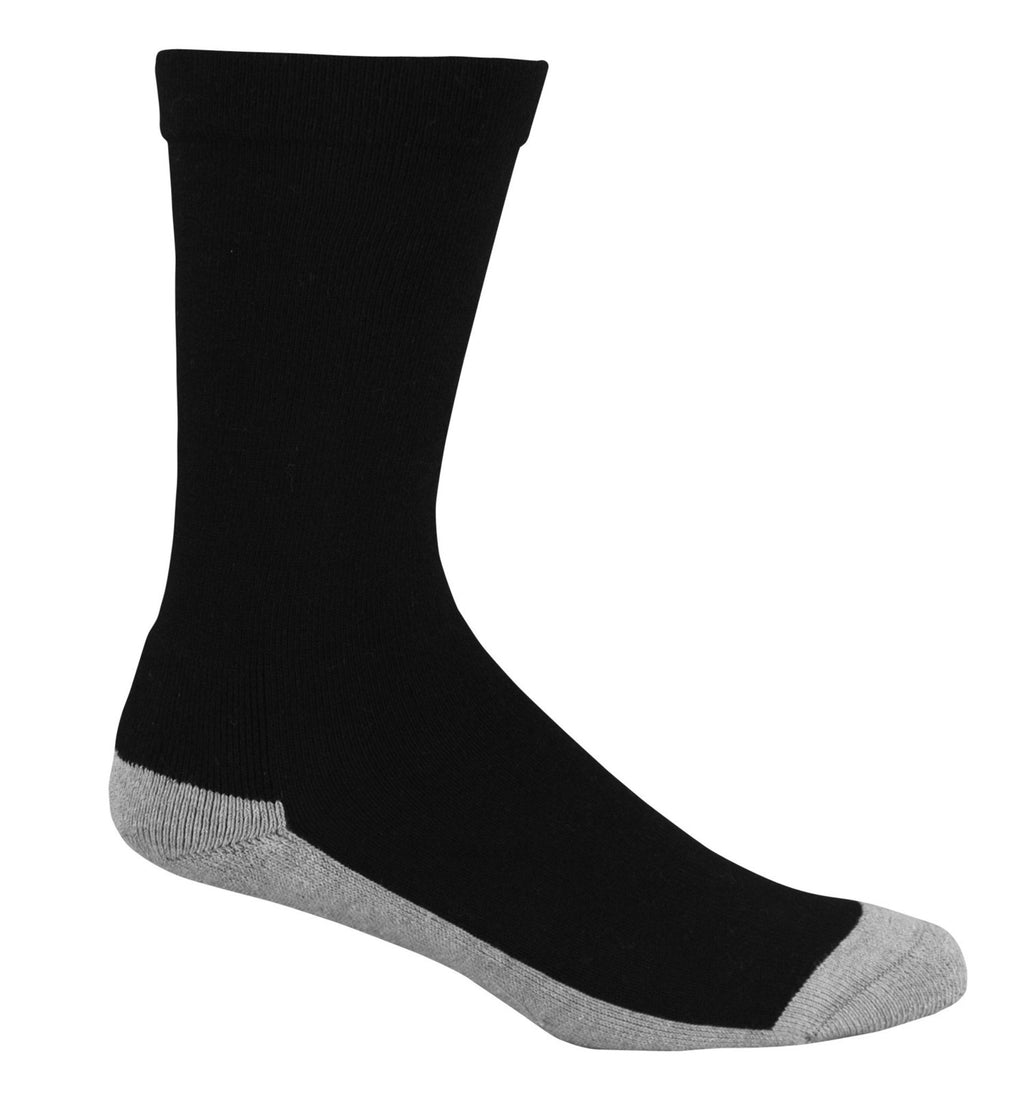 Bamboo Charcoal Health Socks (0793573738271) Black/Grey M14-18
