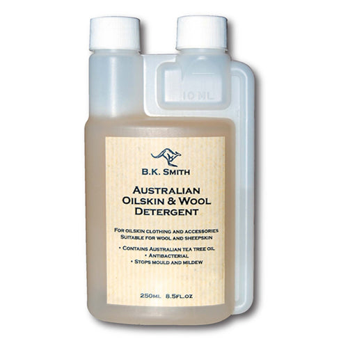 B.K. Smith Australian Oilskin & Wool detergent 250ml