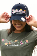 Bullzye Womens Flora High Profile Cap (B4S2901CAP) Navy OSFM [SD]