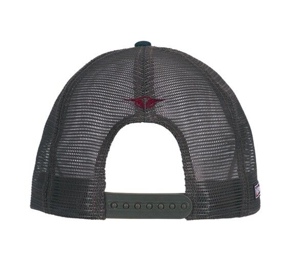 Bullzye Blaze High Profile Trucker Cap (B5S1945CAP) Navy/Green OSFM