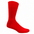 A single burnt red Bamboo Comfort Business Sock (BTCBSOCKS) against a white background.