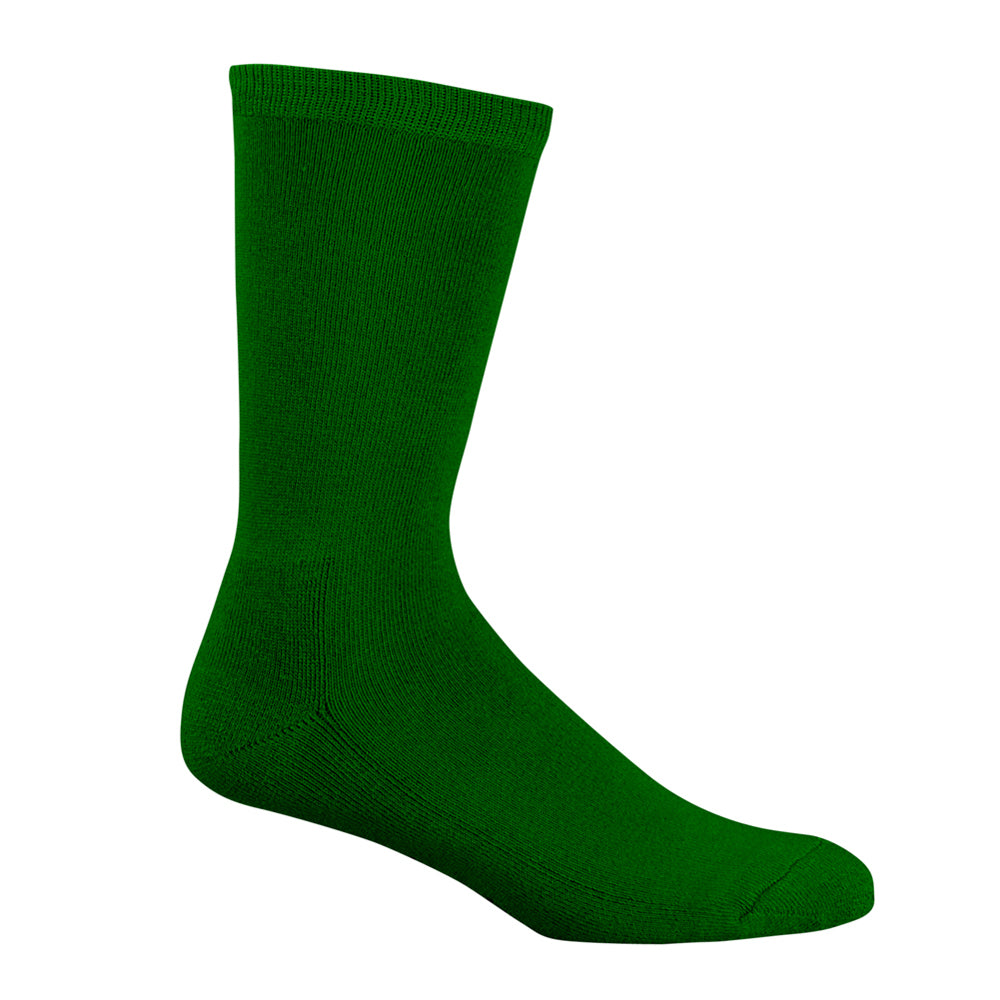 A single dark green Bamboo Comfort Business Sock (BTCBSOCKS) against a white background.
