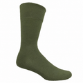 A single olive Bamboo Comfort Business Sock (BTCBSOCKS) against a white background.