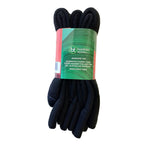 Bamboo Textiles Aussie Extra Thick Black Socks 3-Pack