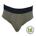 Bamboo Textiles Mens Bamboo Briefs (0680569518) Olive
