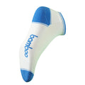 Bamboo Textiles Ped Sports Socks (0793573590817) White/Sky Blue