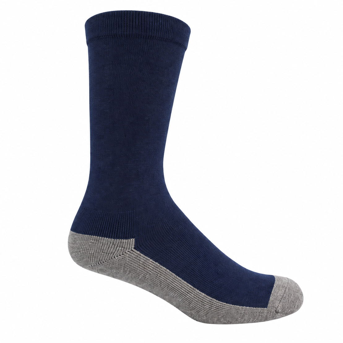 Bamboo Charcoal Health Socks Dark Navy/Grey
