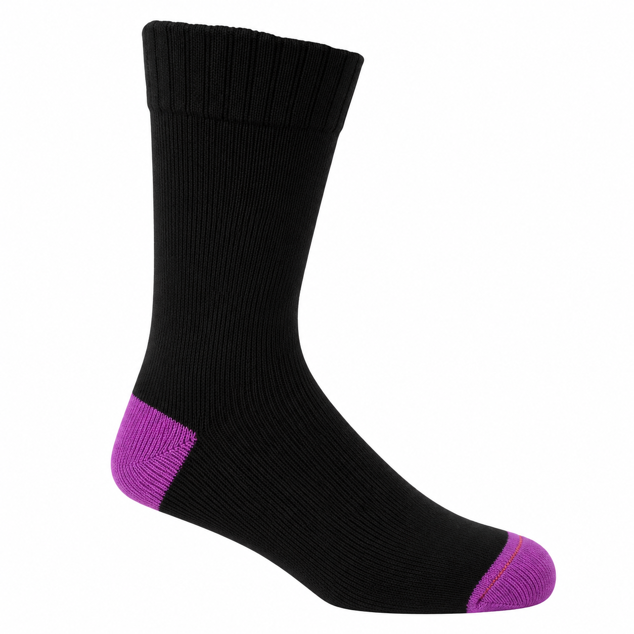 Bamboo Extra Thick Socks (BTETSOCKS) Black/Purple