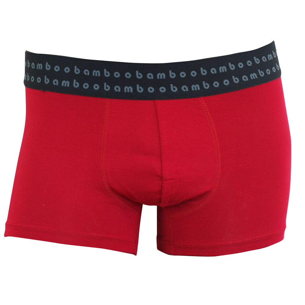 Bamboo Mens Trunks Burnt Red