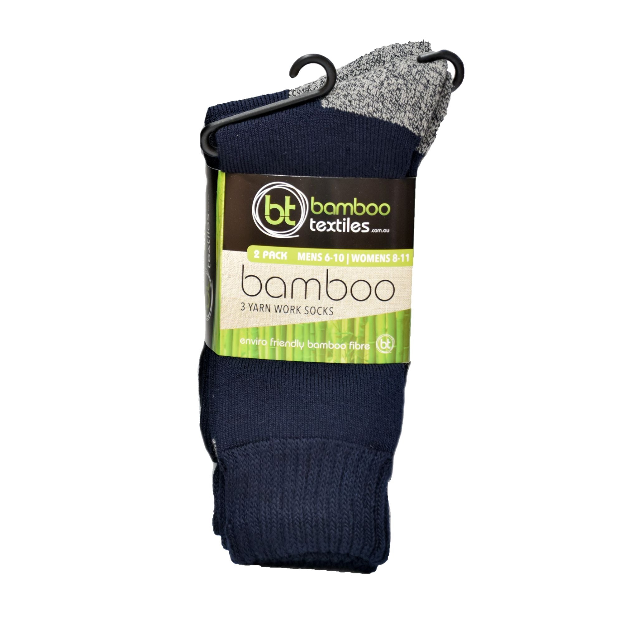 Bamboo Textiles 3-Yarn Socks 2 pack (070362539) Navy