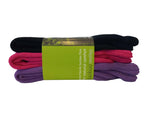 Bamboo Textiles 3-Yarn Socks 3 Pack (0793618080860) Black/Hot Pink/Purple M6-10/W8-11 [SD]