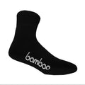 Bamboo Textiles Crew Socks 3 Pack Black