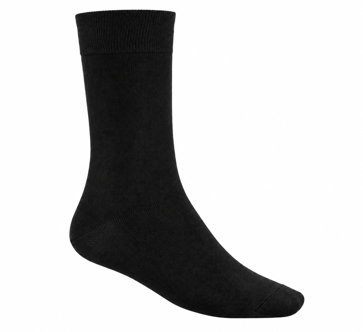 Bamboo Thin Dress Socks Black