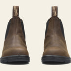 Blundstone Mens Elastic Sided V Cut Boots (1609) Antique Brown
