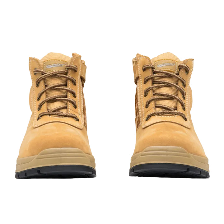 Blundstone Mens 418 Soft Toe Zip Side Boots (418) Wheat