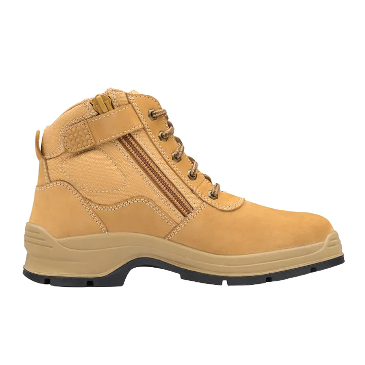 Blundstone Mens 418 Soft Toe Zip Side Boots (418) Wheat