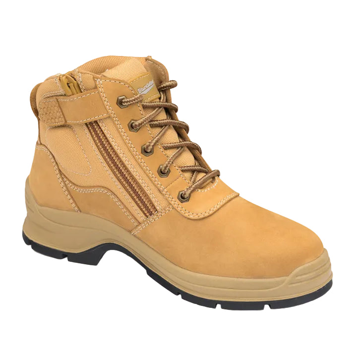 Blundstone Mens 418 Soft Toe Zip Side Boots (418) Wheat